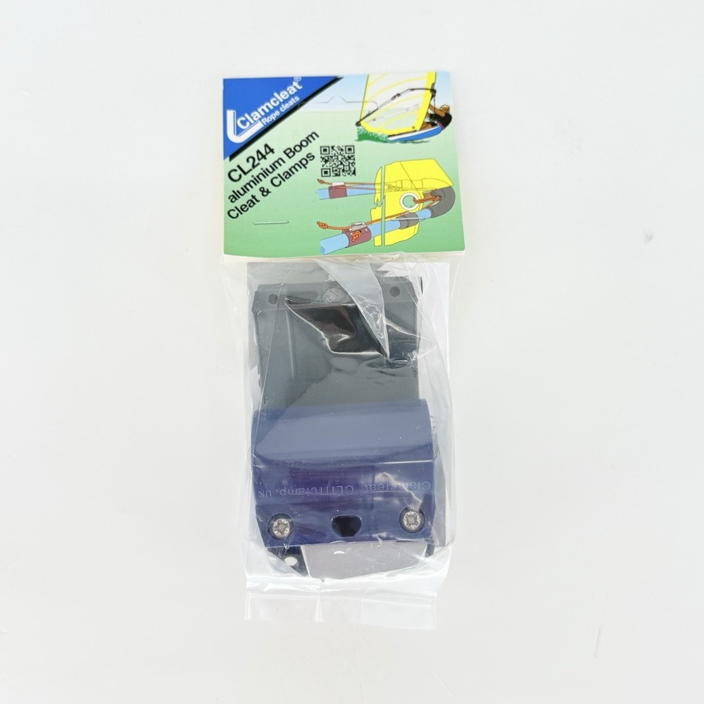 Clamcleat CL244 Aluminum Boom Cleat & Clamps 94-112mm New
